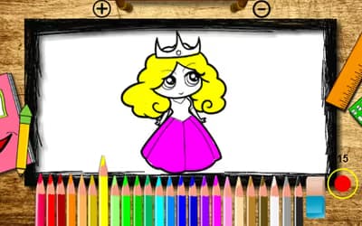BTS Princess Coloring Book