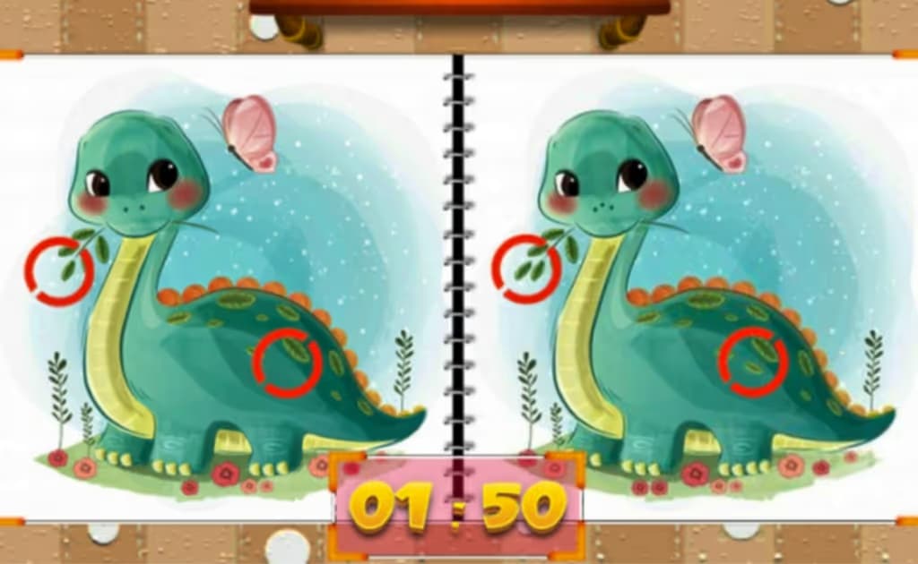 Cute Dinosaur Differences