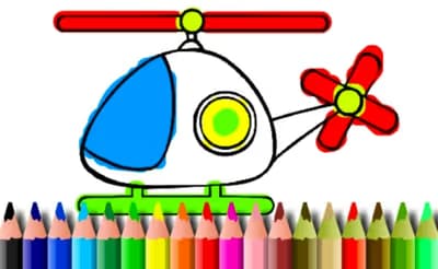 BTS Helicopter Coloring Book