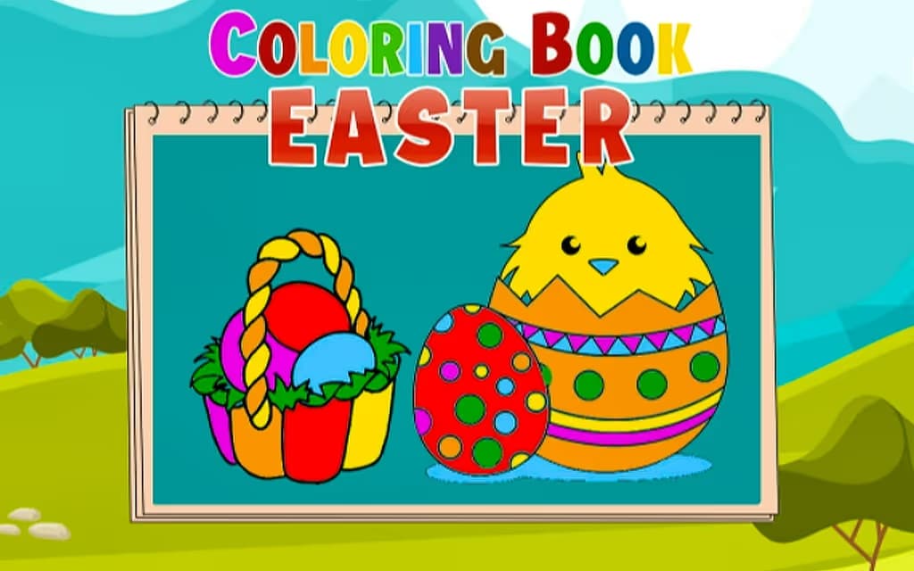 Coloring Book Easter
