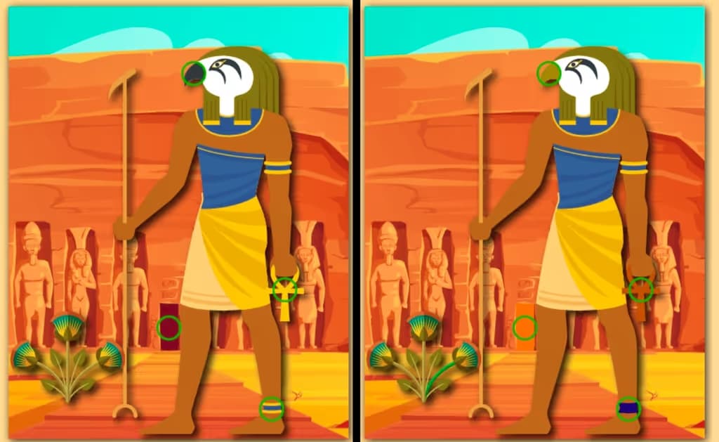 Ancient Egypt Spot The Differences