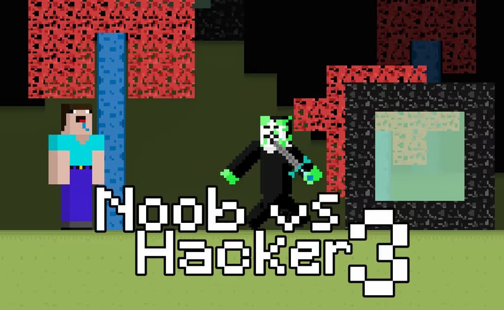 Noob vs Hacker Zombie