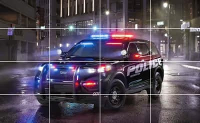 Police Cars Slide