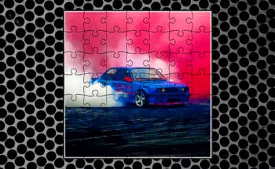 Cars Drifting Jigsaw