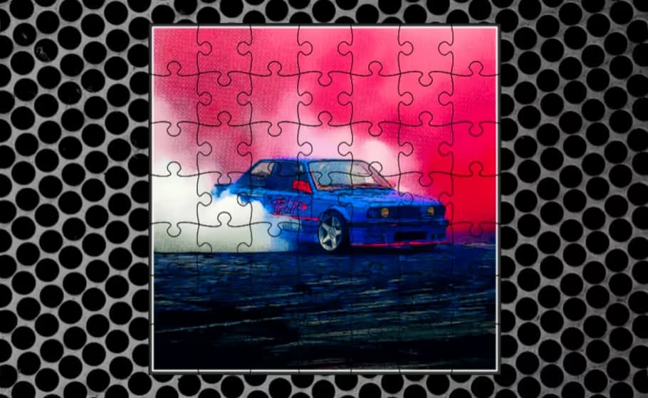 Cars Drifting Jigsaw