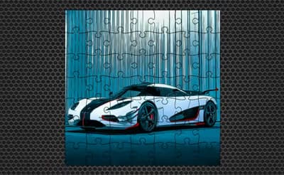Luxury Swedish Cars Jigsaw