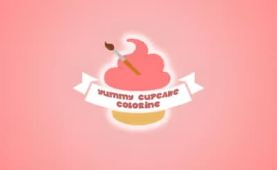 Yummy Cupcake Coloring