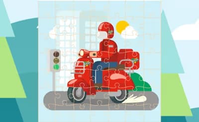 Super Scooter Jigsaw