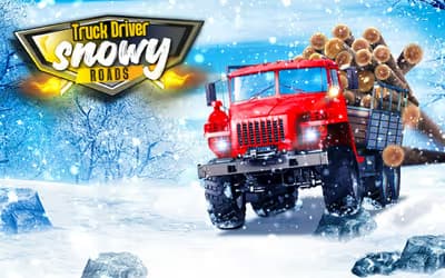 Truck Driver: Snowy Roads