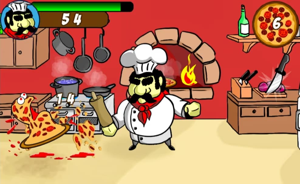 Pizza Hunter Crazy Chef Kitchen