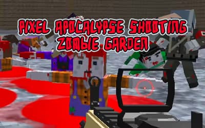 Pixel Apocalypse Shooting Zombie Garden