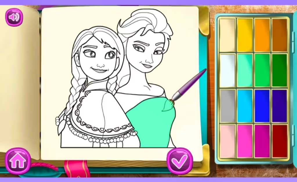 Ice Kingdom Coloring Book
