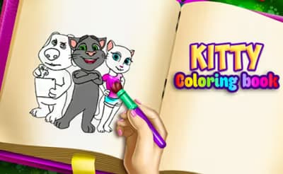 Kitty Coloring Book