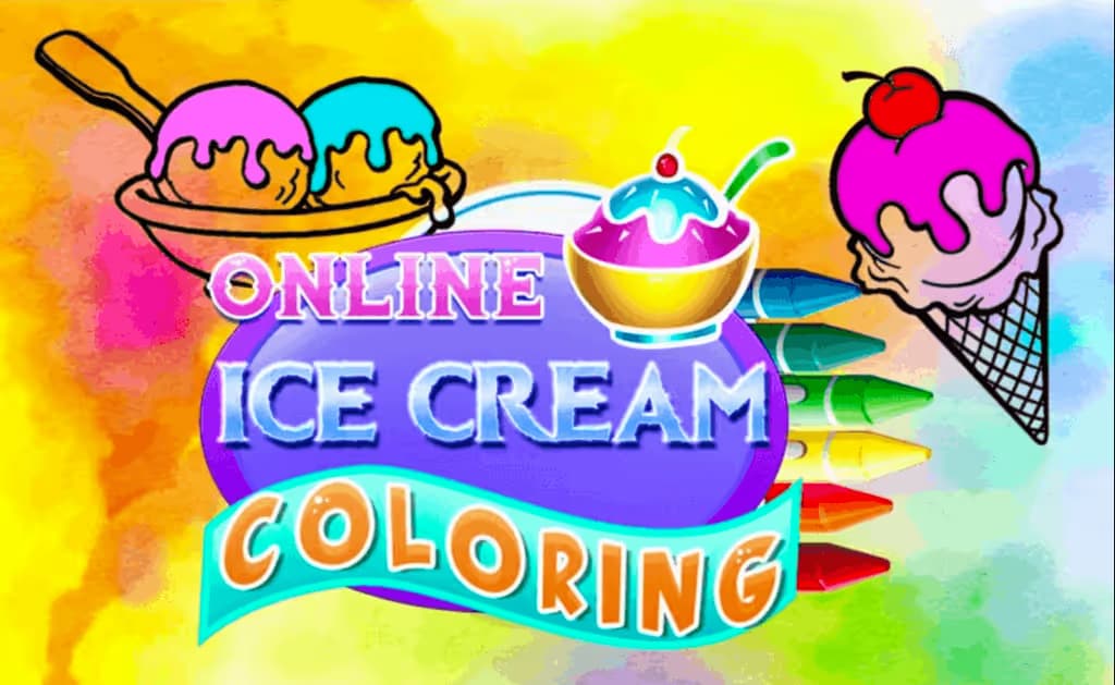 Online Ice Cream Coloring