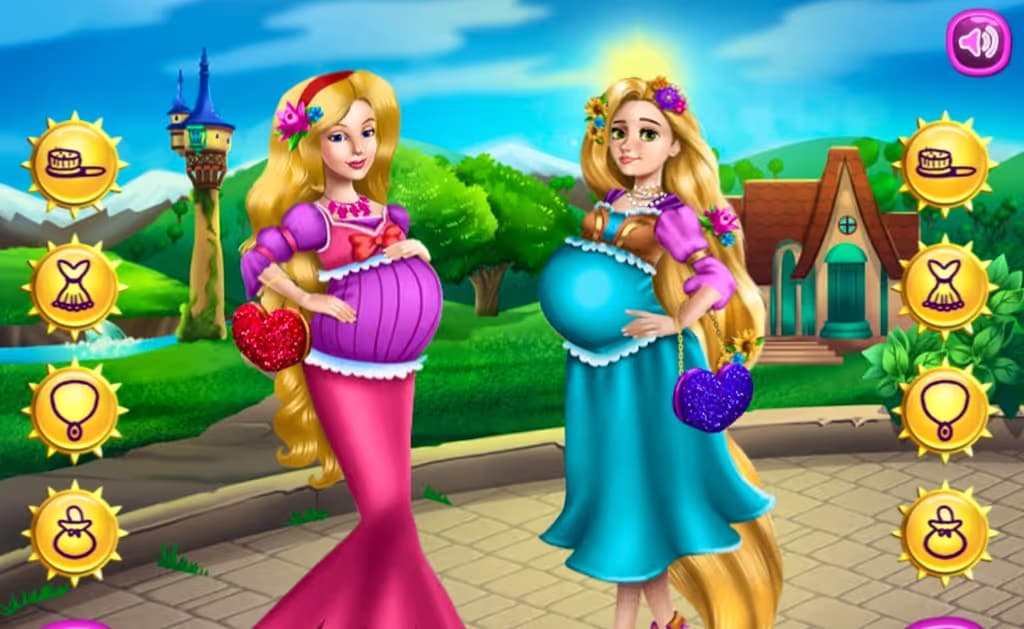 Goldie Princesses Pregnant BFFs