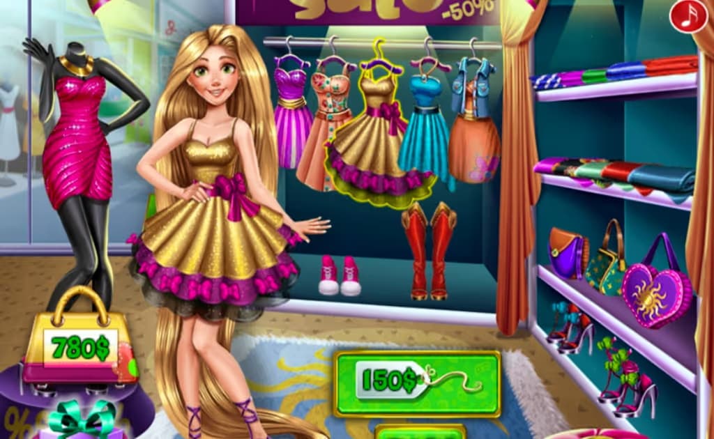 Goldie Princess Realife Shopping