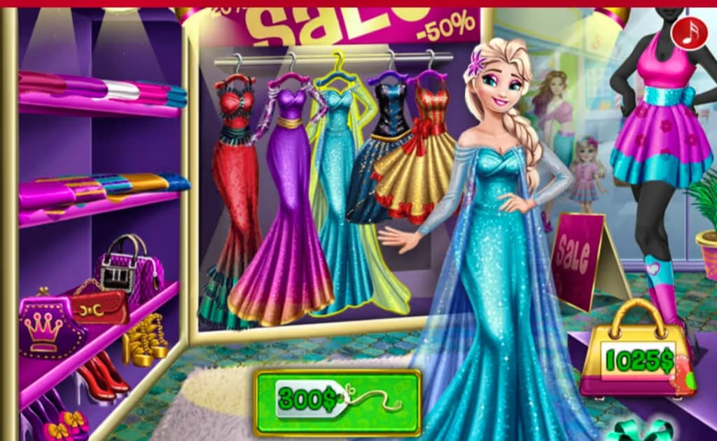 Ice Queen Realife Shopping