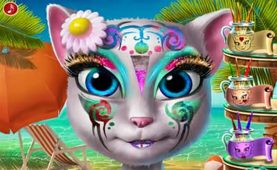 Kitty Beach Makeup