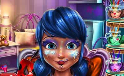 Dotted Girl New Year Makeup