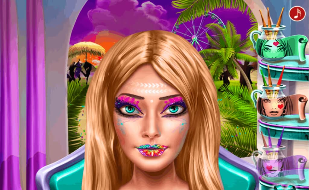 Ellie Coachella Makeup