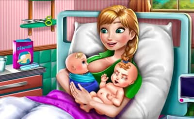 Ice Princess Twins Birth