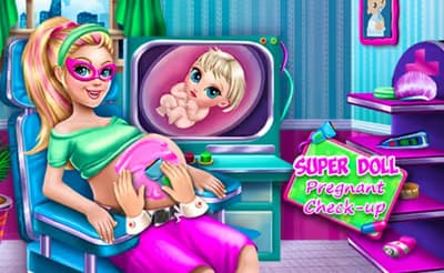 SuperDoll Pregnant Check Up