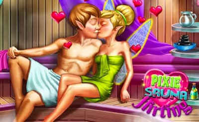 Pixie Sauna Flirting