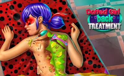 Dotted Girl Back Treatment