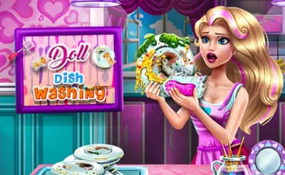 Doll Dish Washing