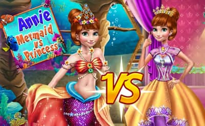 Annie Mermaid Vs Princess