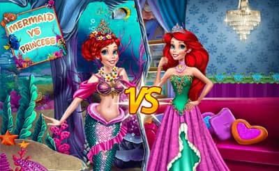 Ariel Mermaid Vs Princess