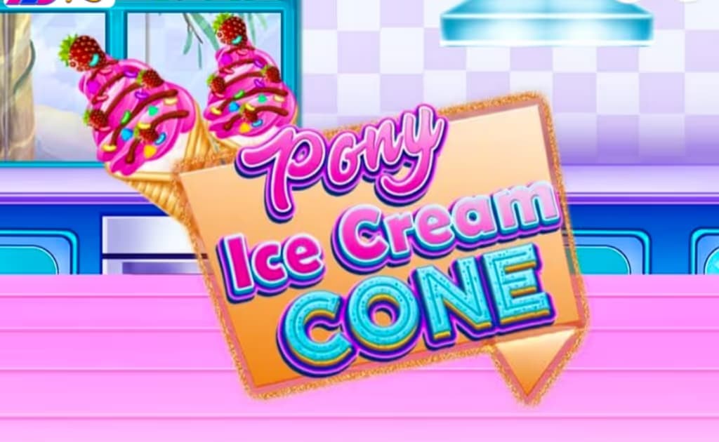 Pony Ice Cream Cone
