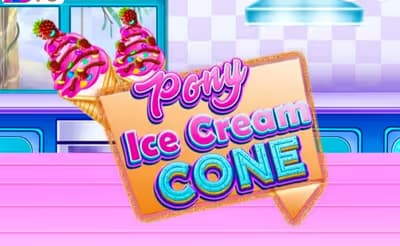 Pony Ice Cream Cone
