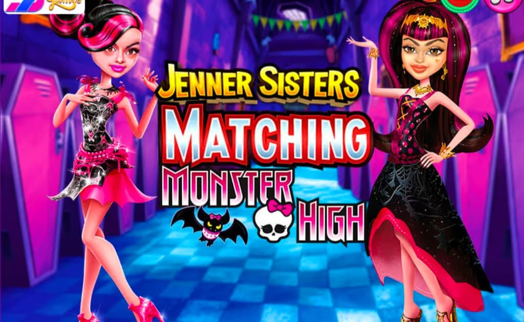 Jenner Sisters Matching Monster High