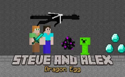 Steve and Alex Dragon Egg