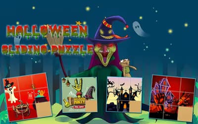 Halloween Sliding Puzzle