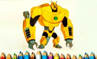 Ben 10 Monsters Coloring Book