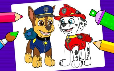 PAW Patrol - Coloring book for kids