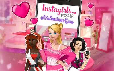 Instagirls Valentines Dress Up