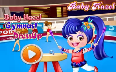 Baby Hazel Gymnast Dressup