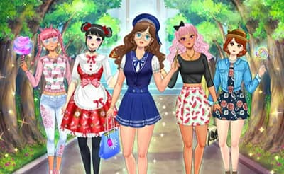 High School Anime Dress Up