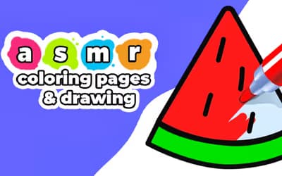 ASMR Coloring Pages & Drawing