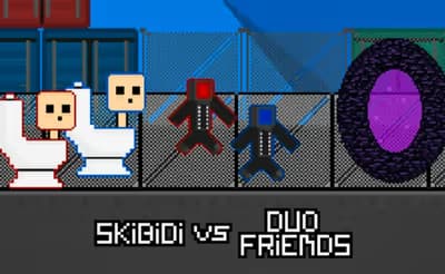 Skibidi vs Duo Friends