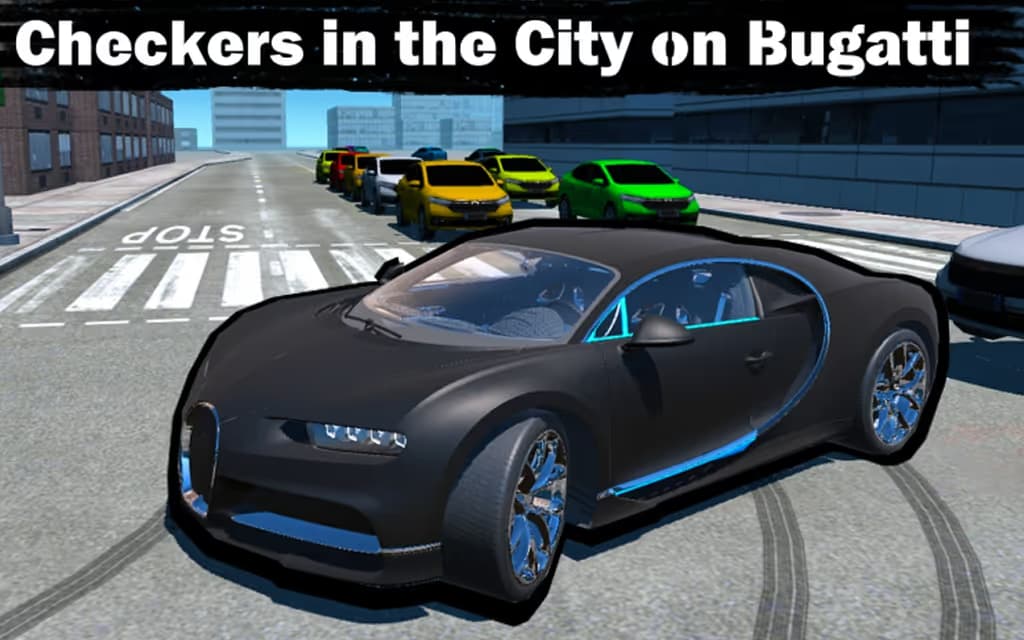 Checkers in the City on Bugatti