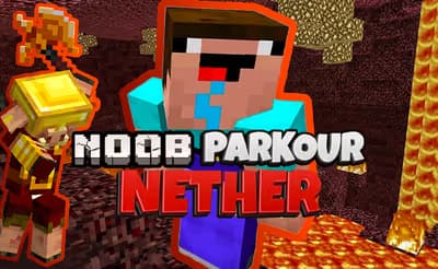 Noob Parkour: Nether