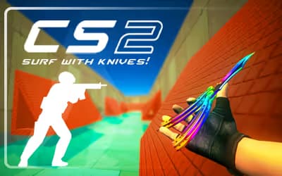 CS2 Surf with Knives!