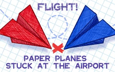 Flight! Paper Planes Stuck at the Airport