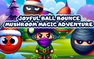 Joyful Ball Bounce Mushroom Magic Adventure