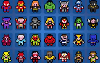 Pictures by Numbers - Superheroes