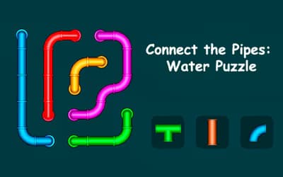Connect the Pipes Water Puzzle